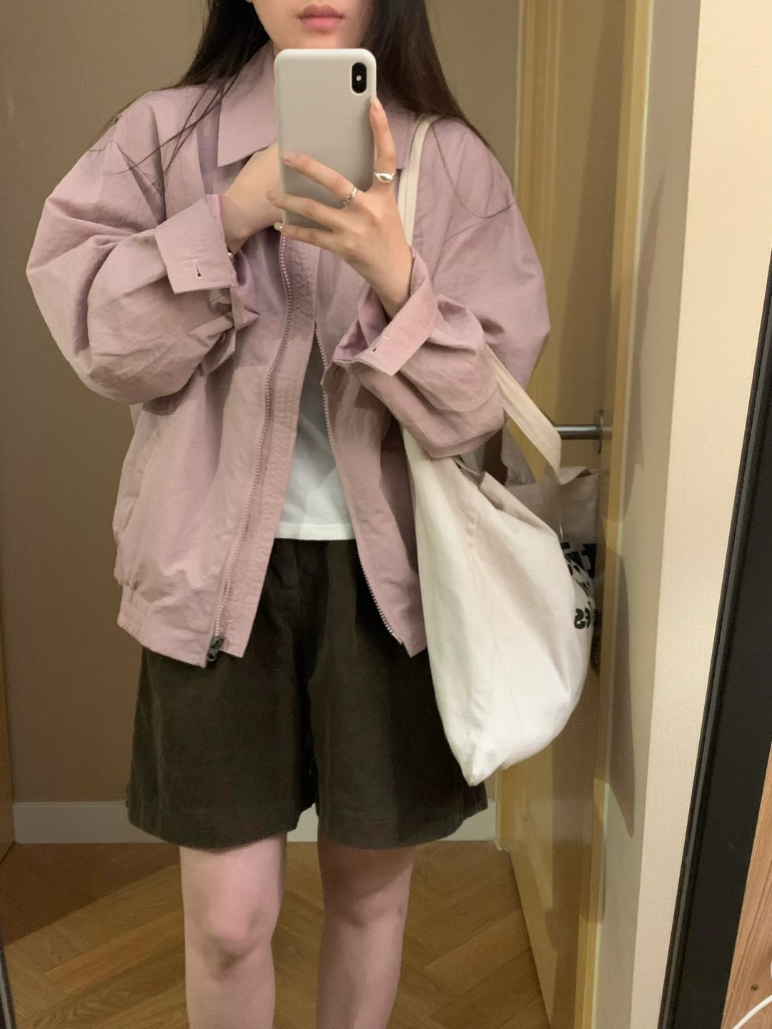 一直都想尝试的粉棕搭配