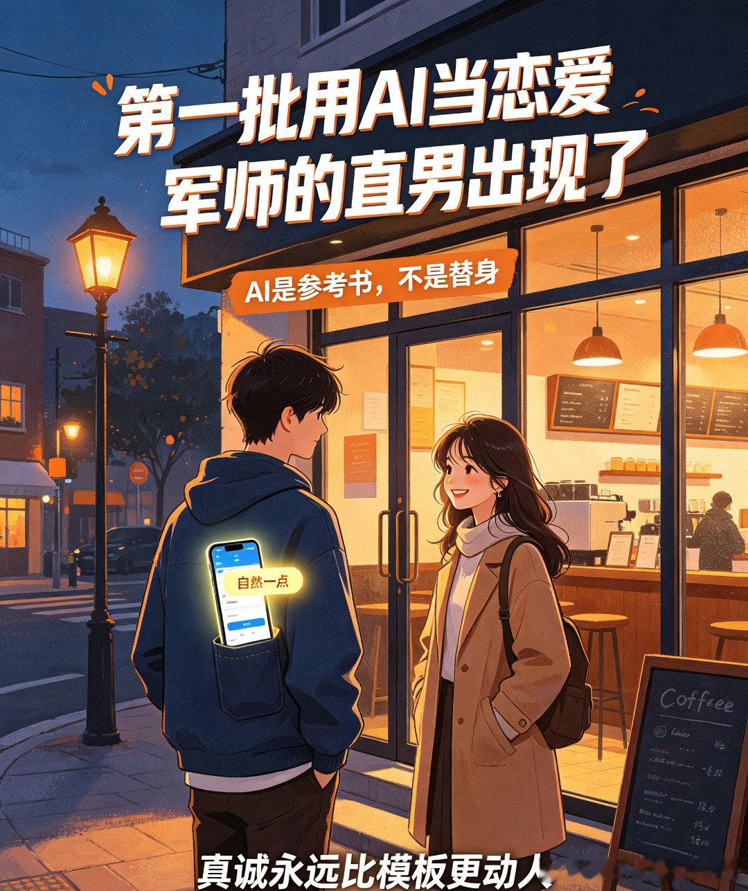 第一批用AI当恋爱军师的直男出现了情感热点创作激励计划很多人其实根本不会谈恋爱，