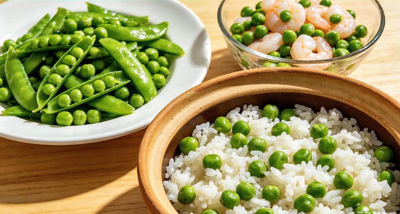 春日鲜豌豆，营养又清甜✨
 
春季3-5月是豌豆最佳赏味期，翠绿饱满的嫩豆粒，自
