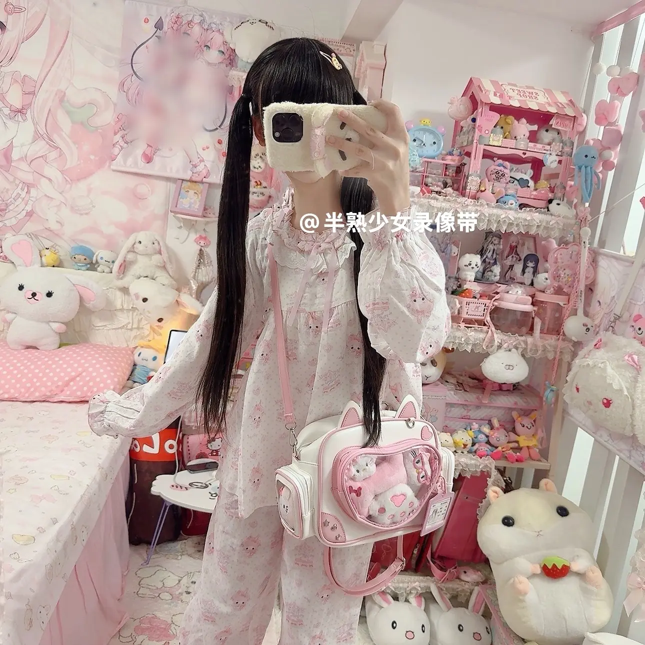 怎么会有如此萌的纯棉睡衣。