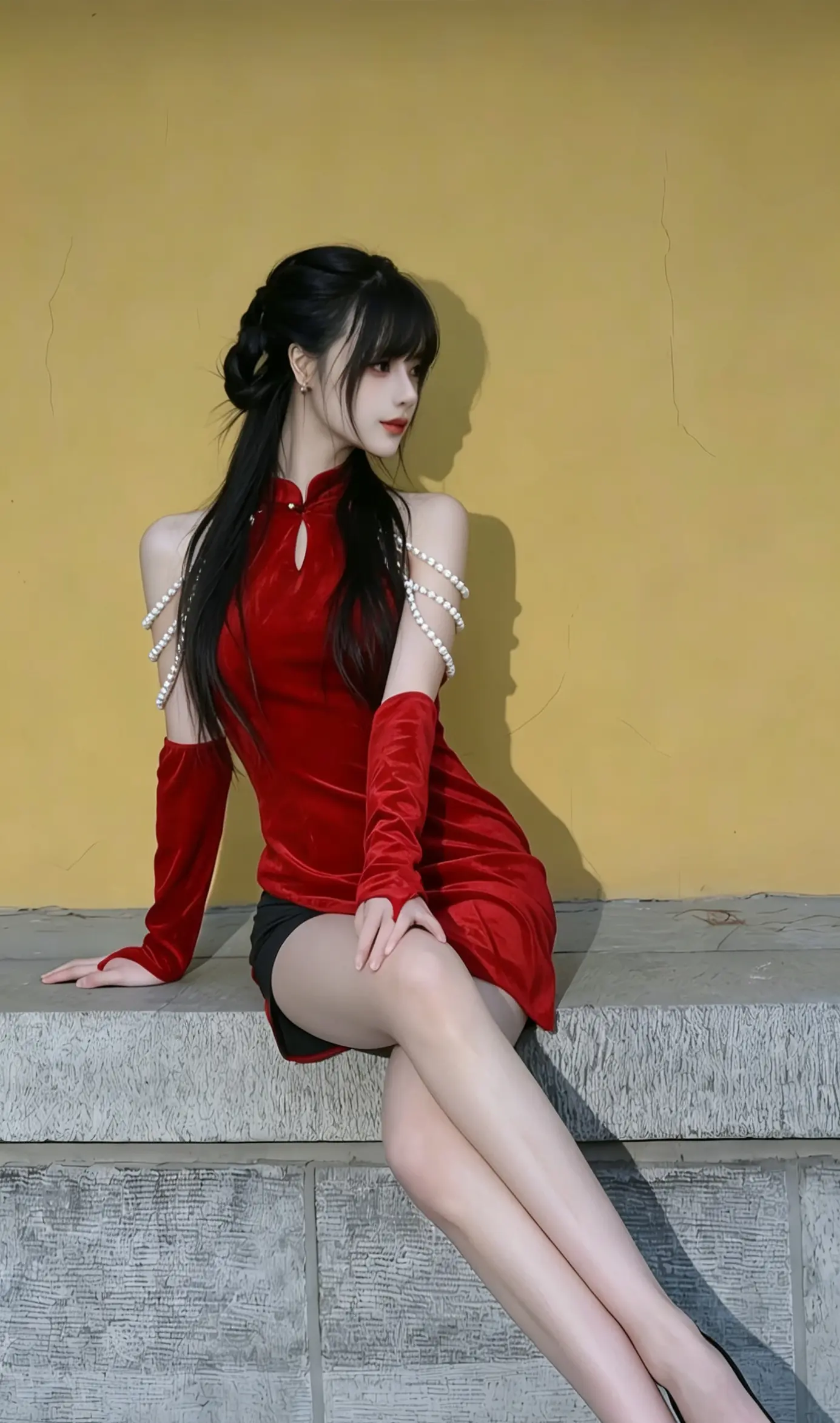 还得是旗袍。