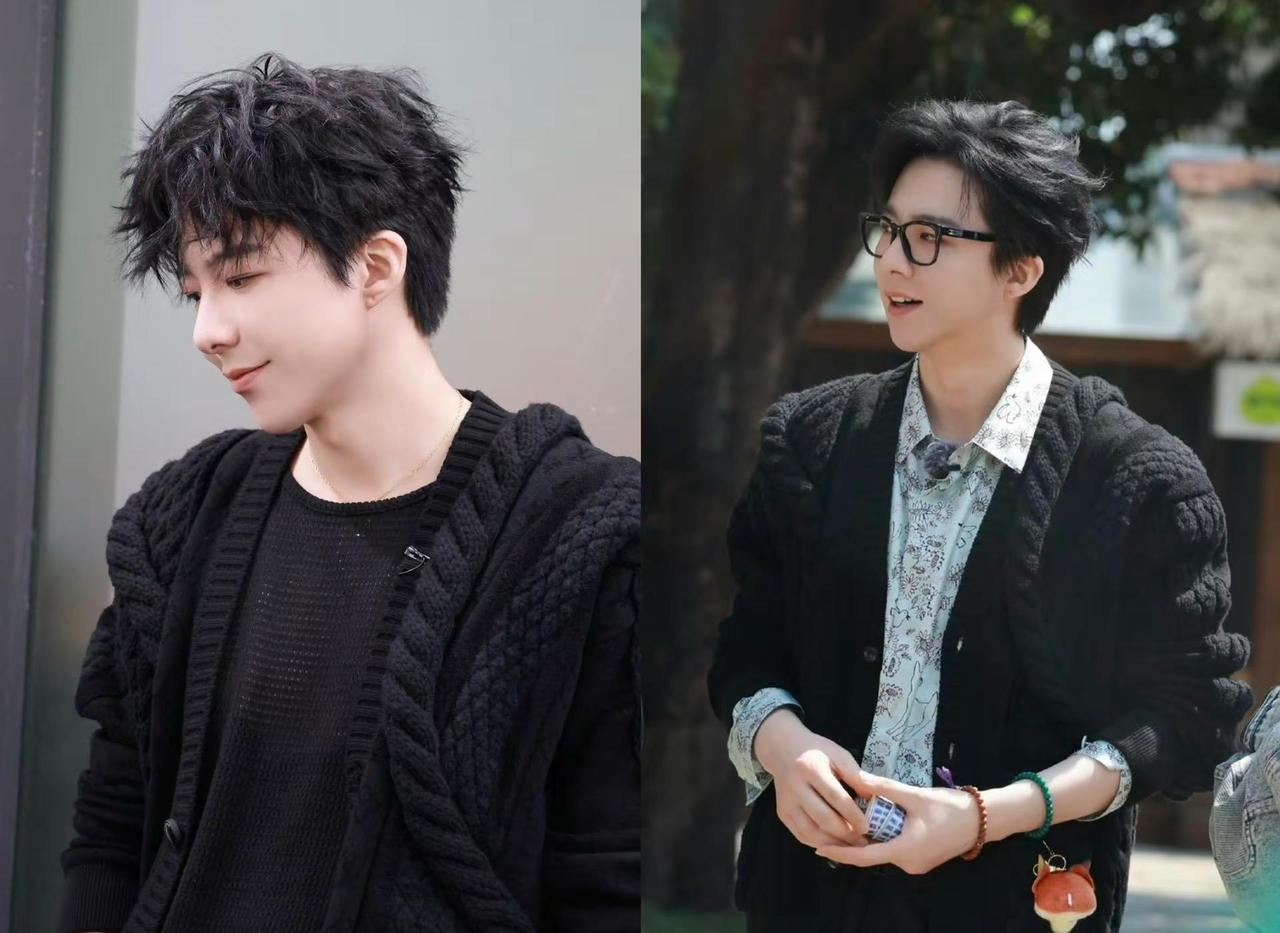 刘宇宁绝了！一件毛衣，随意搭是温暖治愈少年风，配件衬衫又秒变优雅绅士范，一件衣服