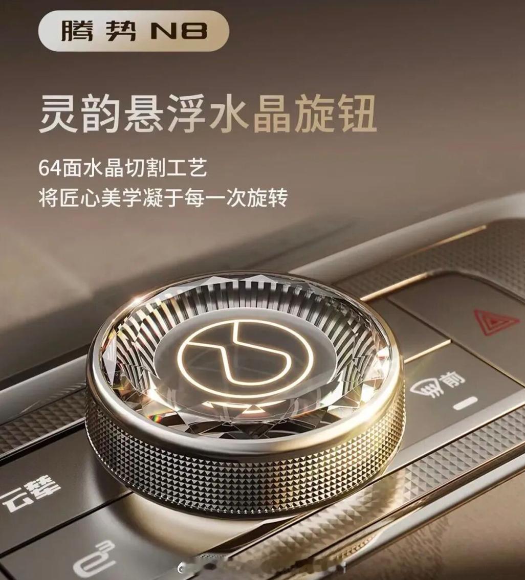 比亚迪公布腾势N8内饰信息，今日，比亚迪豪华品牌腾势汽车在平台正式公布了腾势N8