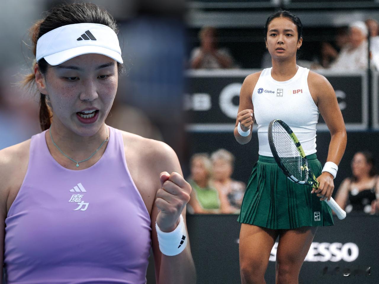 王欣瑜明天中午战埃拉！
随着头号种子斯维托丽娜2-1险胜卡塔尔，奥克兰250赛女