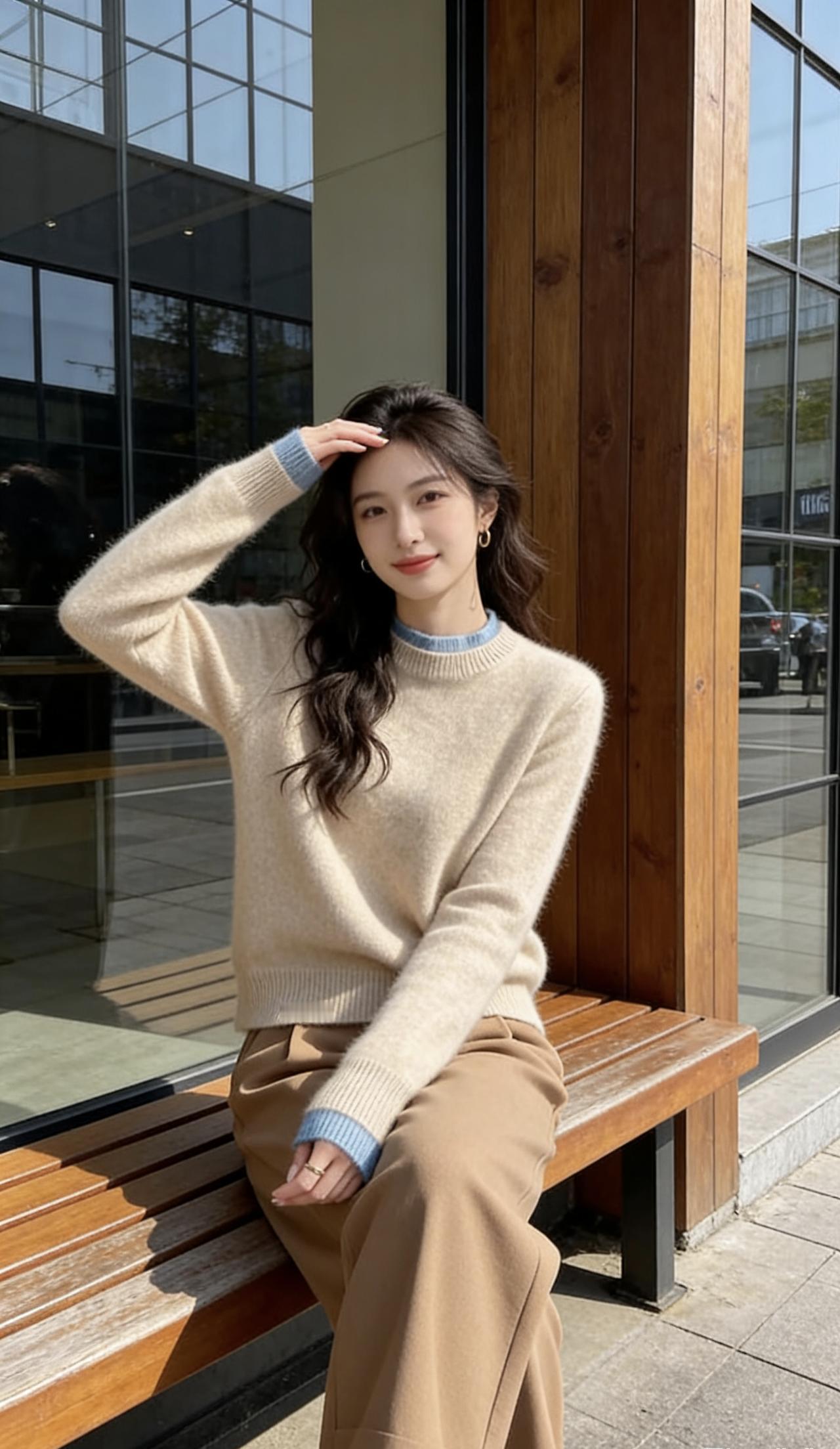 秋冬针织打底上衣