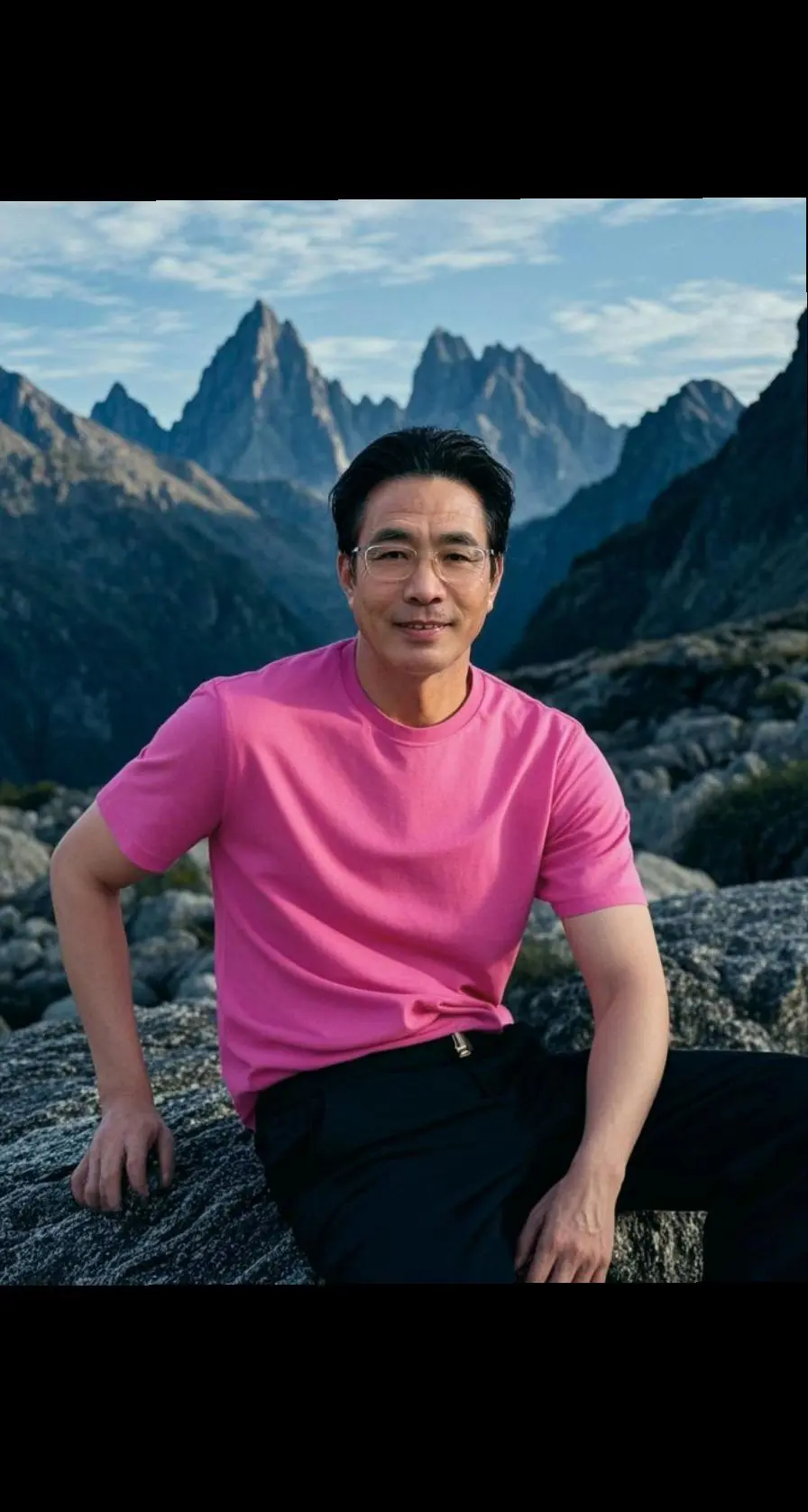 AI寸头型男写真