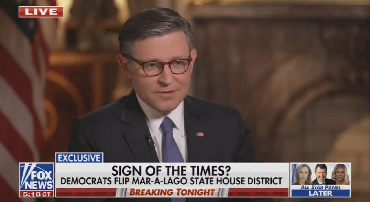 主持人拜尔：海湖庄园的翻盘。民主党赢得了特朗普家乡佛罗里达州的众议院选区。你觉得