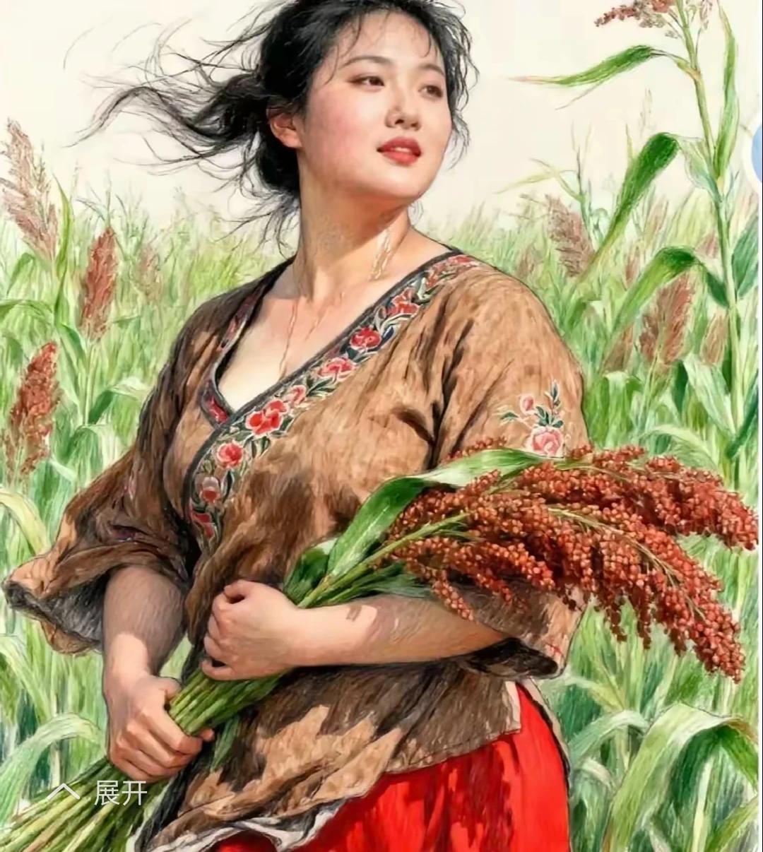 上联   一地落叶恨秋雨
下联   满园花开喜春风