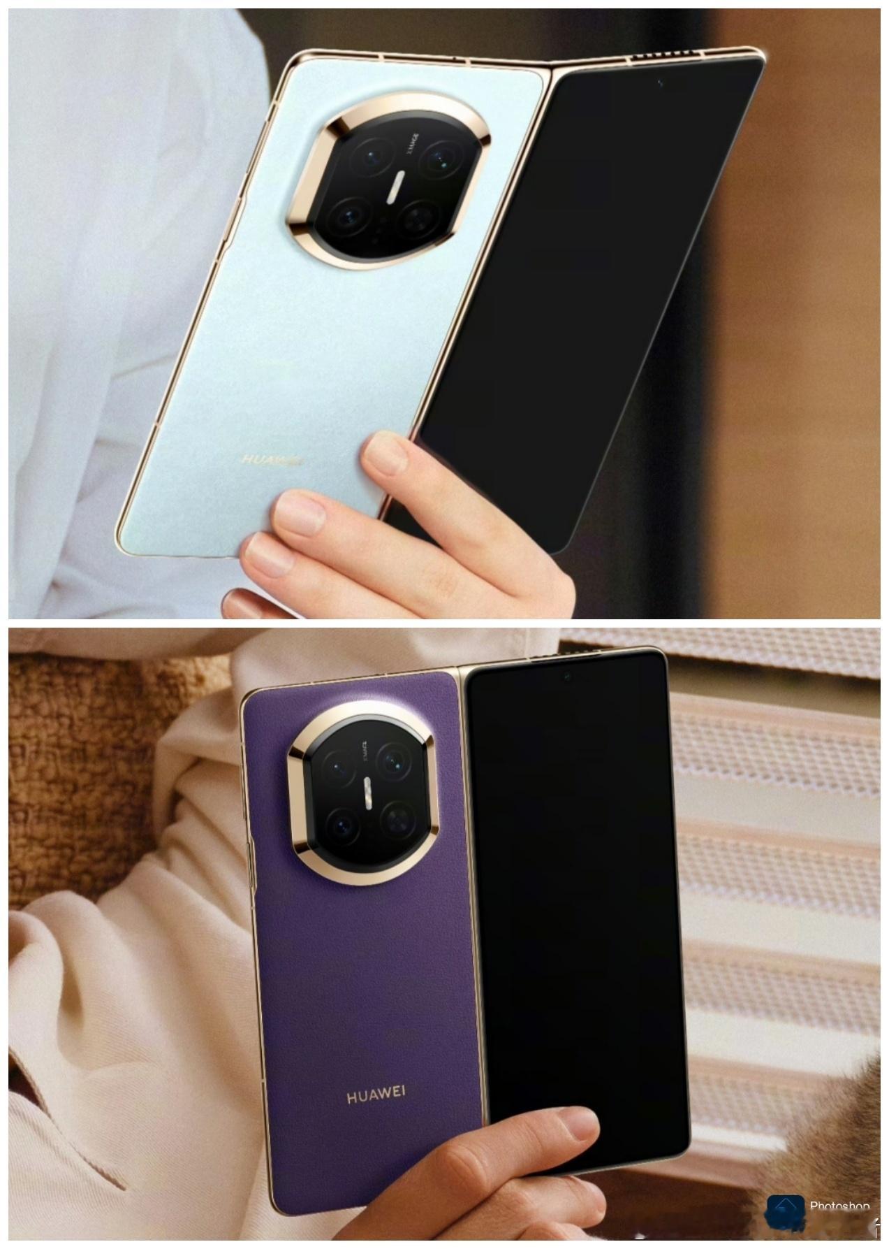 华为MateX7系列外观公布，经典的家族化设计，颜色还是挺漂亮的。 