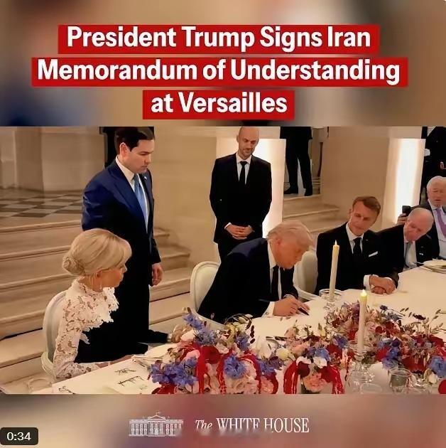 【美国人最能认清形势能屈能伸】美国和伊朗签署了谅解备忘录，这件事情让全世界震惊。