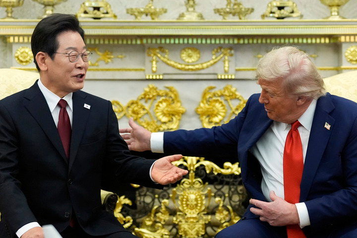 #李在明告诉特朗普韩日历史问题已解决#【特朗普问起“慰安妇”问题，李在明称韩日历