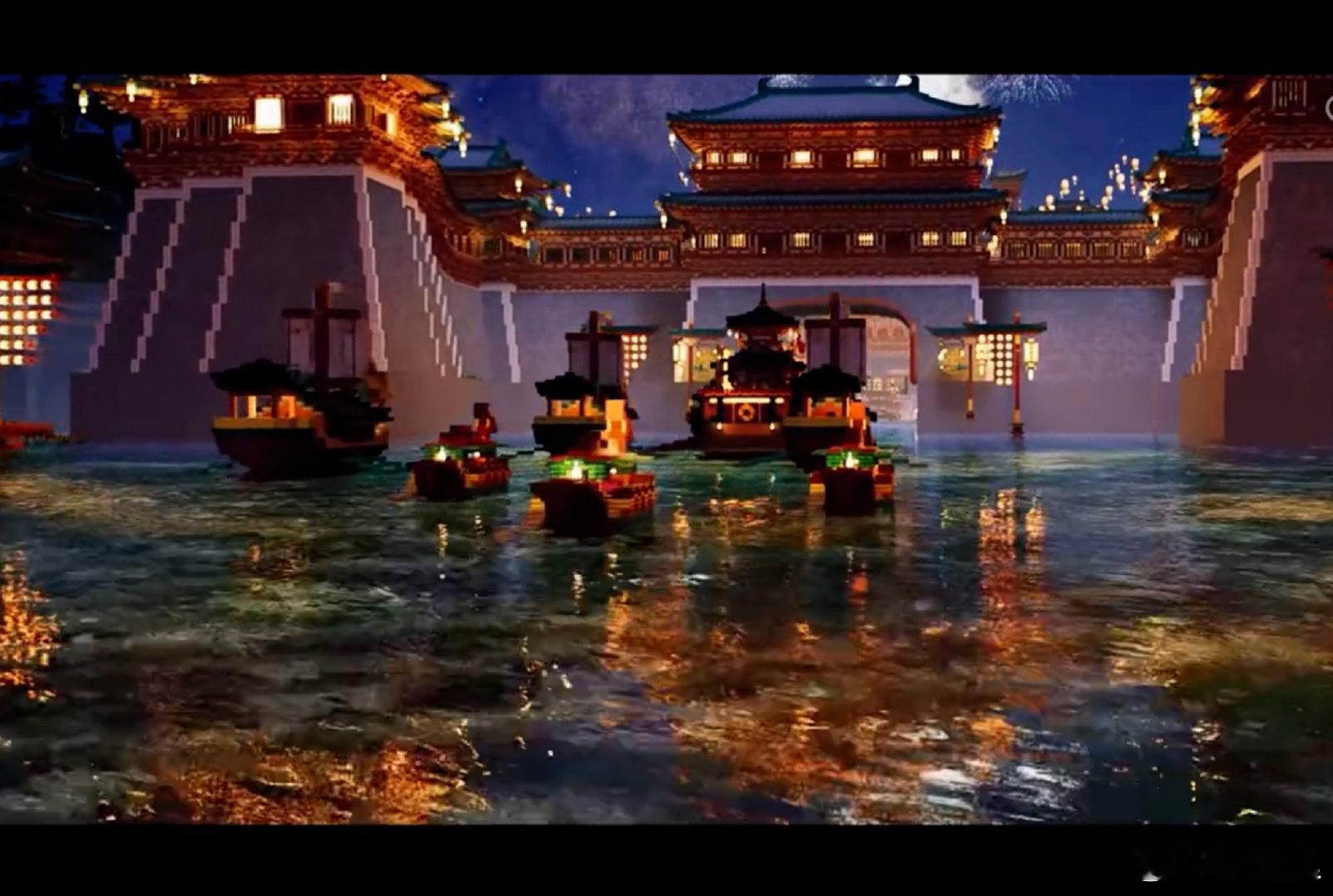 电子盛唐破次元名场面 从街市烟火到石窟庄严，细节拉满见匠心。合筑瞬间恍惚入梦，有