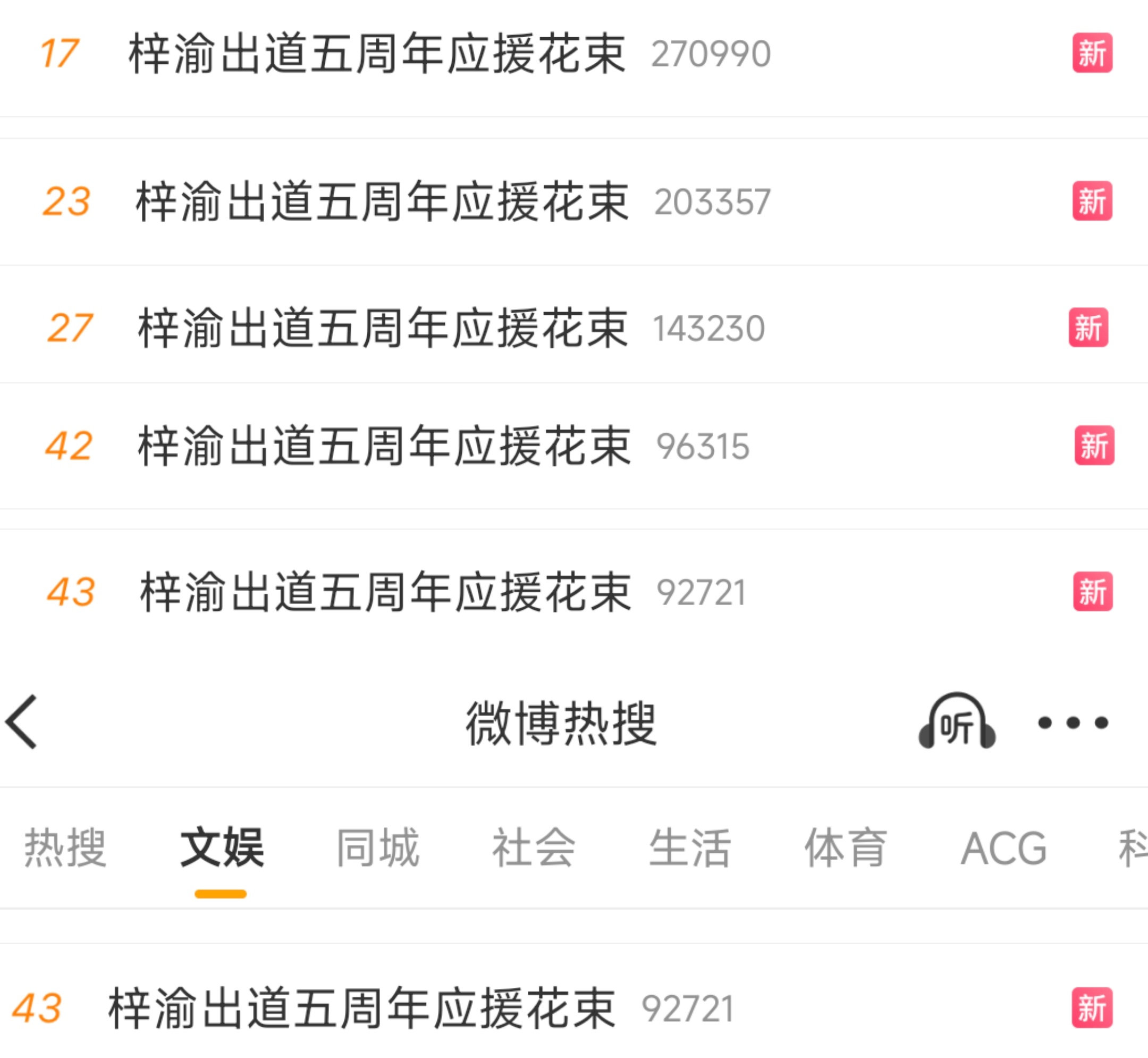 梓渝出道五周年应援花束妈咪看到了嘿嘿嘿嘿别急明天还有呢～ 