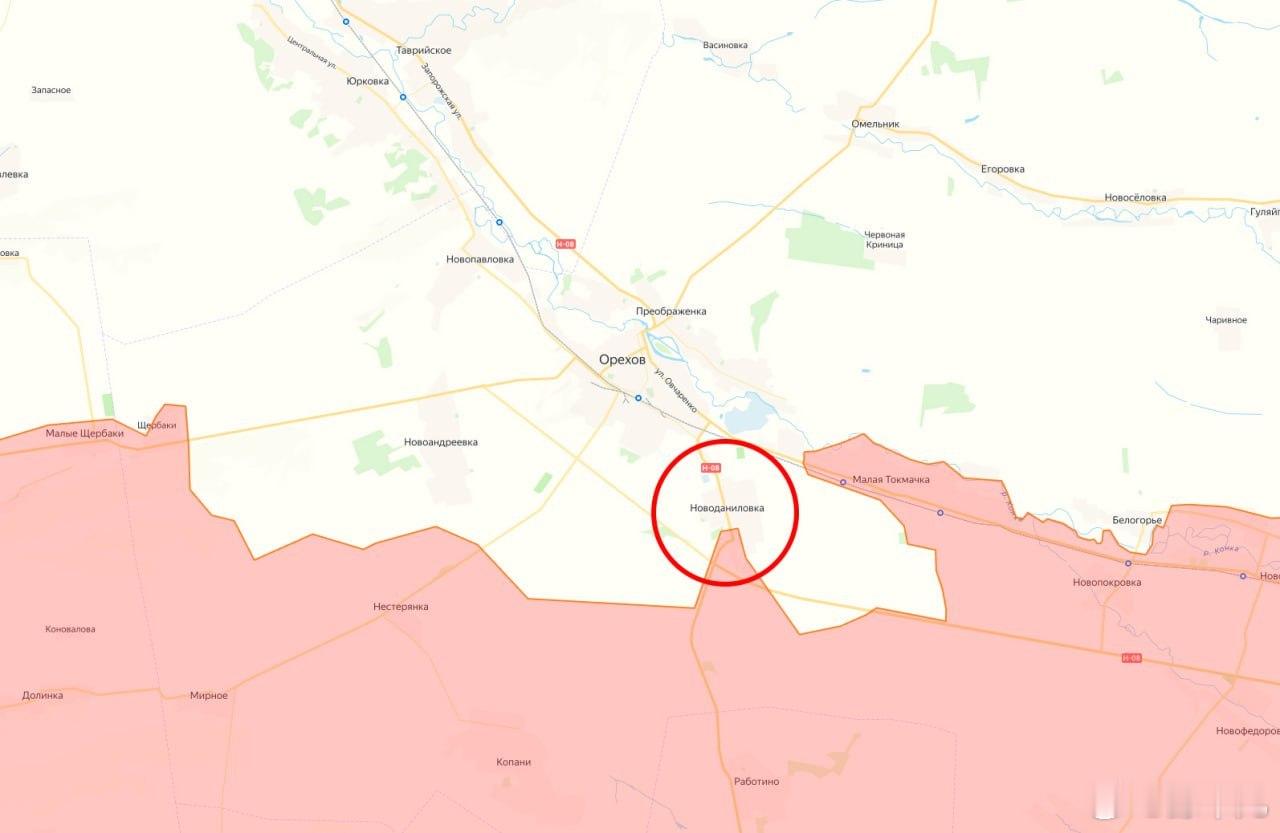 俄罗斯国防部宣布解放奥列霍沃方向上的新达尼洛夫卡定居点。 