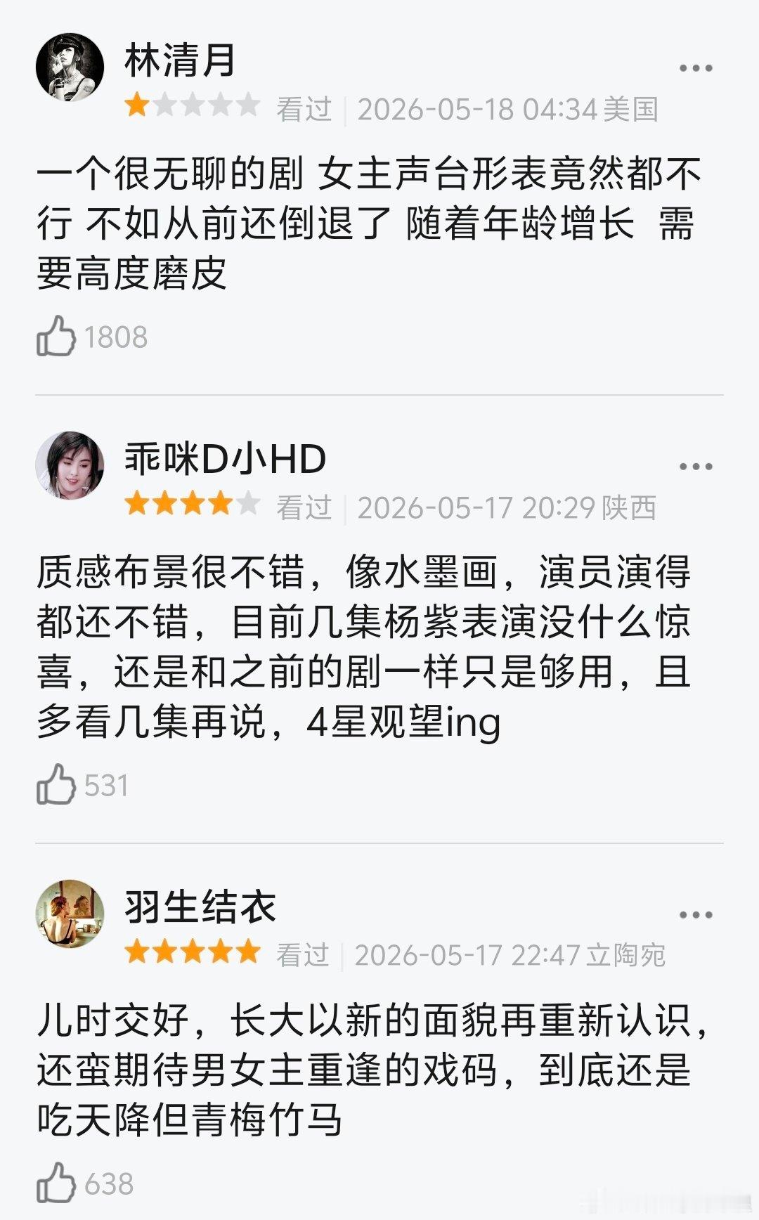 杨紫《家业》今天才第二天，豆瓣短评破万了，这也太多了吧。现在一⭐️四五⭐️齐飞，