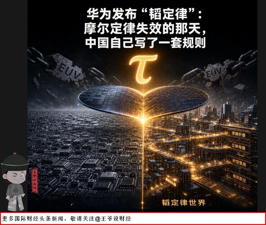 【华为发布韬定律，颠覆摩尔定律！全球芯片规则真要变天了？】

5月25日，华为在