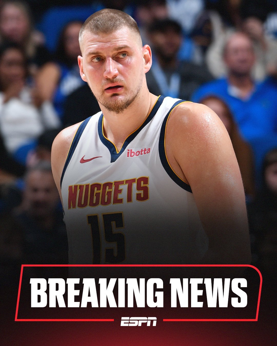 约基奇膝盖韧带完好无损约基奇因伤至少缺阵四周左膝过度伸展，四周后复查，今年掘金确