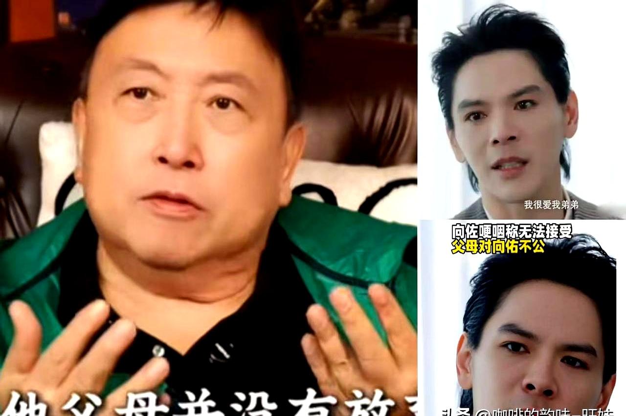 这阵子王晶聊港圈，点到向佐、向佑，话里有刺。
小时候两个圆滚滚，一个不爱滑雪，另