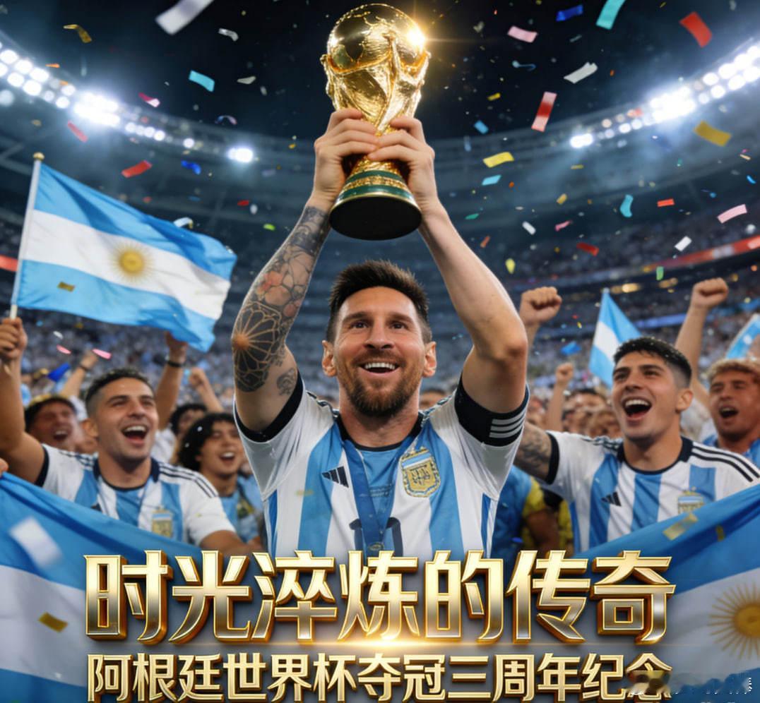 阿根廷世界杯夺冠三周年 ：时光淬炼的传奇，永不褪色的足球足球神坛 三年时光流转，