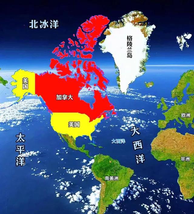特朗普盯上了丹麦的格陵兰岛这么大的一块肥肉后，一直被特朗普嘴边念叨的加拿大更慌了