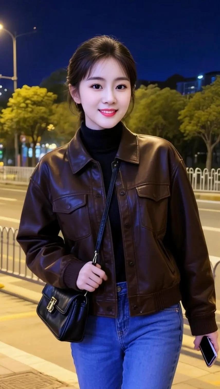 AI夜街生活照 ai创作