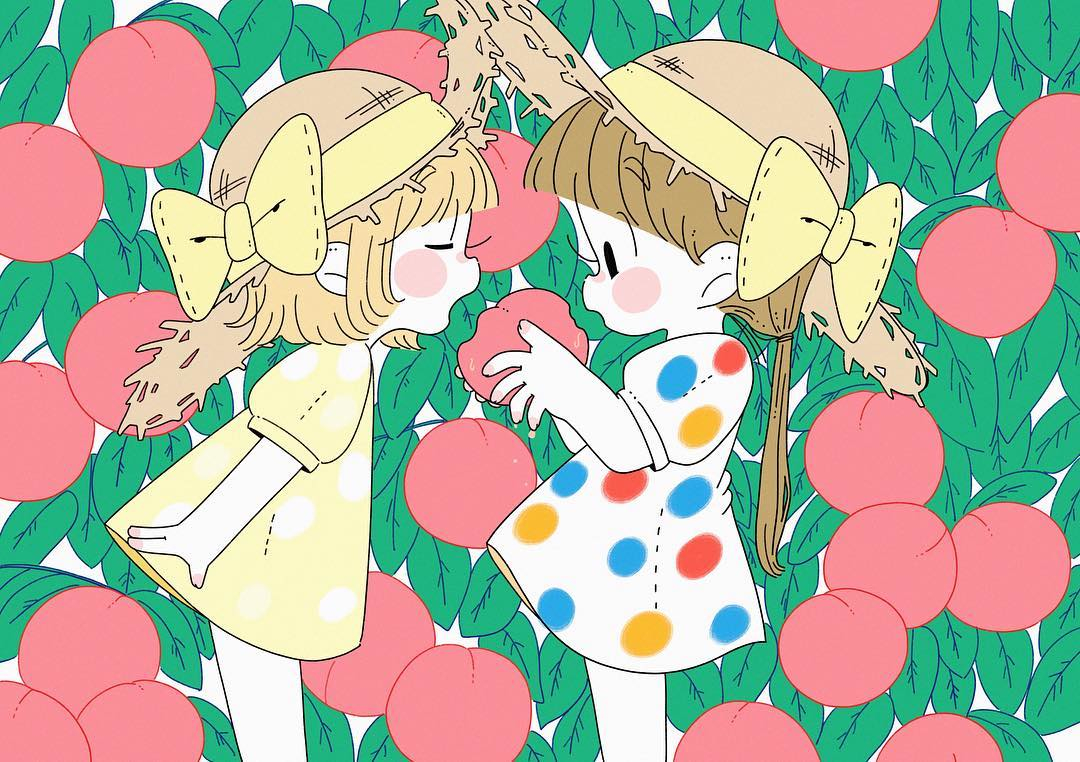 插画师：はやしうき（Hayashi Uki） 巨可爱～前两天发过～这组有一些不一