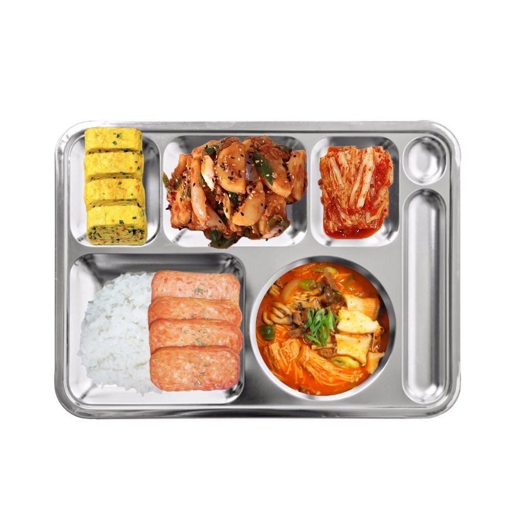 260911 入伍 D - 269 🩵东营的早餐🍽️米饭 蘑菇牛肉汤 烤火腿