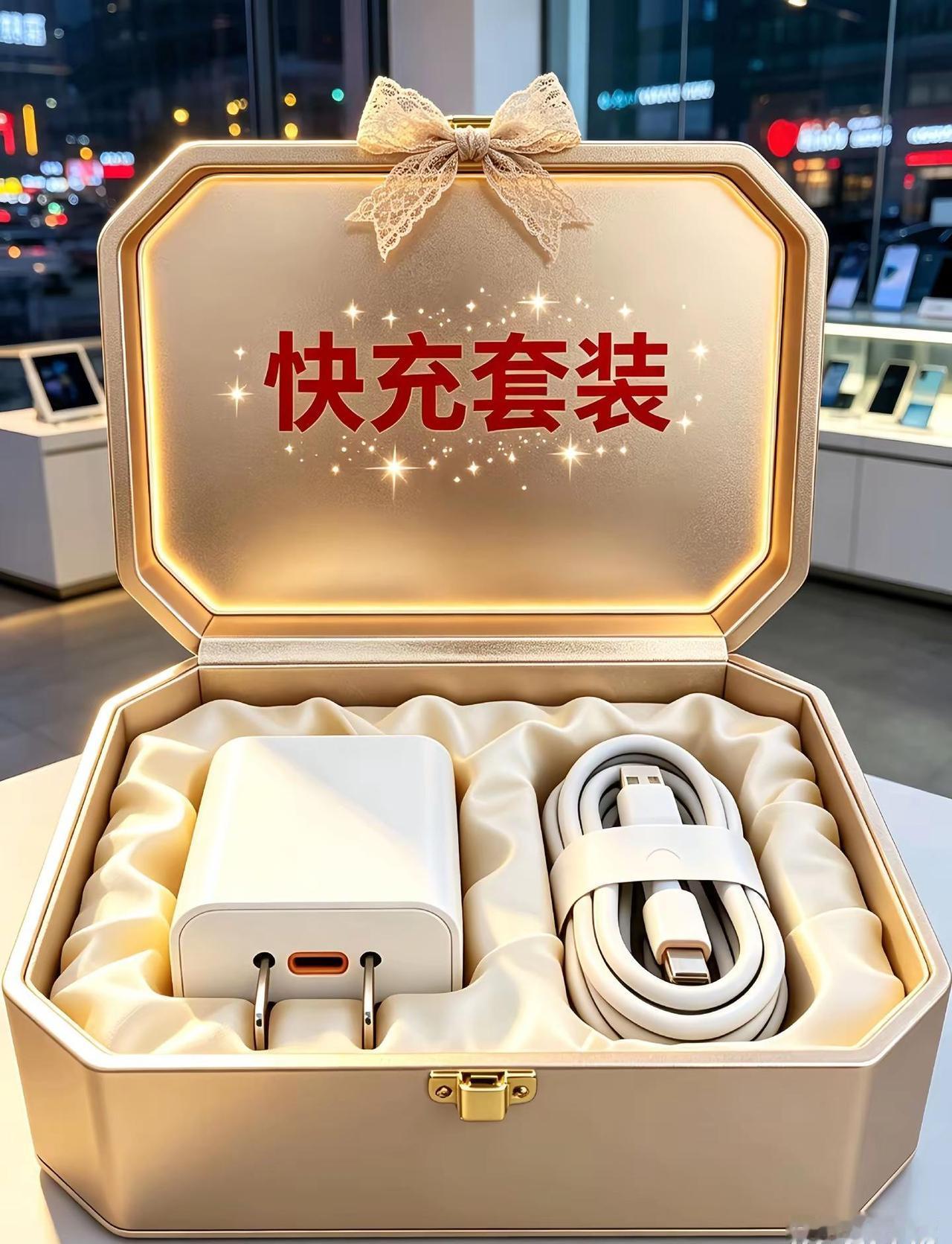 快充数据线手机快充套装分享 快充套装 快充好物推荐 高颜值充电头礼盒