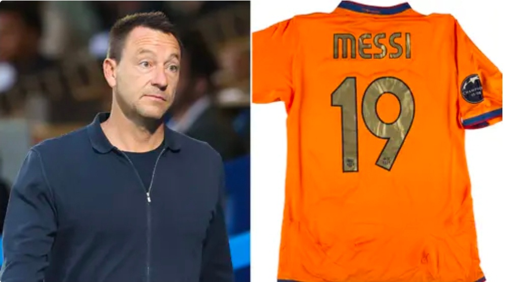 太阳报：特里拍卖梅西、C罗等人经典球衣，筹得30万磅善款据《太阳报》报道，切尔西