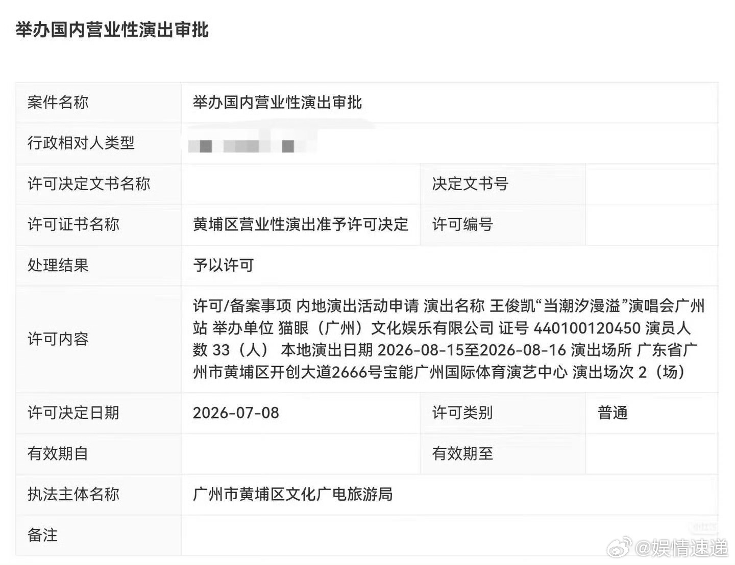 王俊凯广州演唱会过审了王俊凯广州站批文王俊凯广州演唱会过审了好的呀 