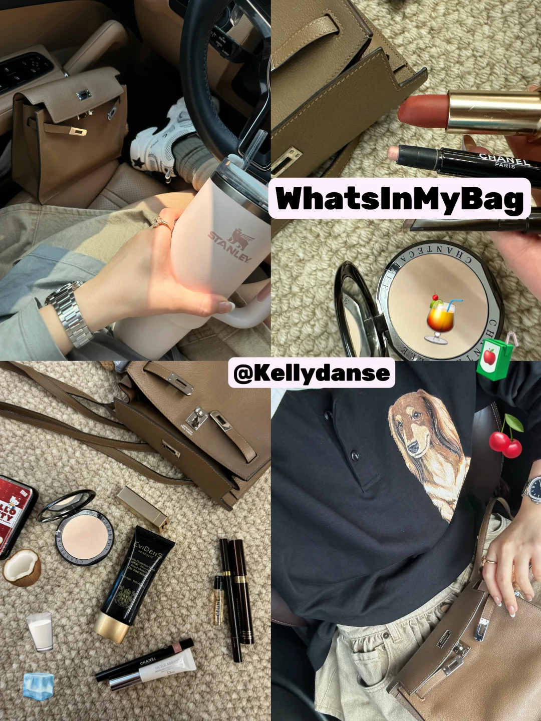 👜翻包Plog｜🤎Kellydanse近期最爱包包