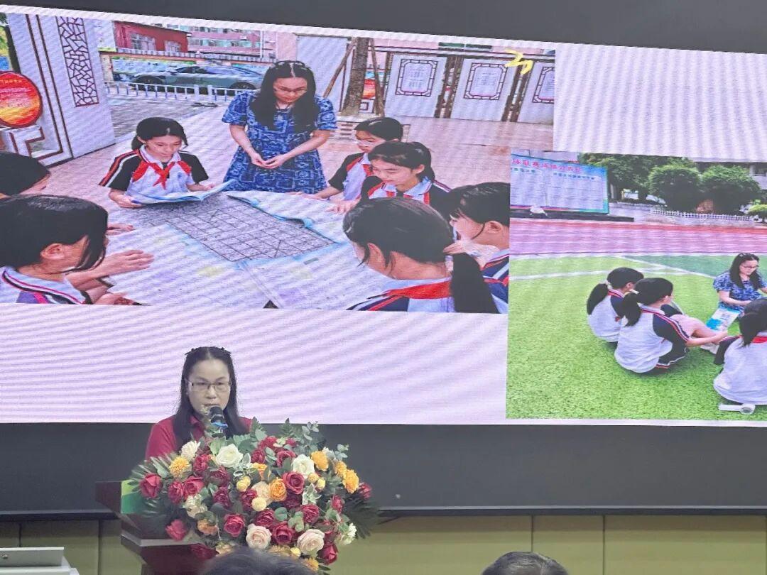 清新区二小莫利珍老师荣休欢送会
​         7月10日，郑伙梅副主任主持