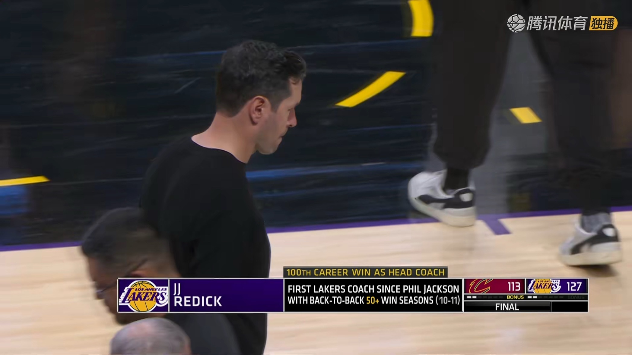 湖人今日主场战胜骑士拿到本赛季的第50场胜利骑士vs湖人