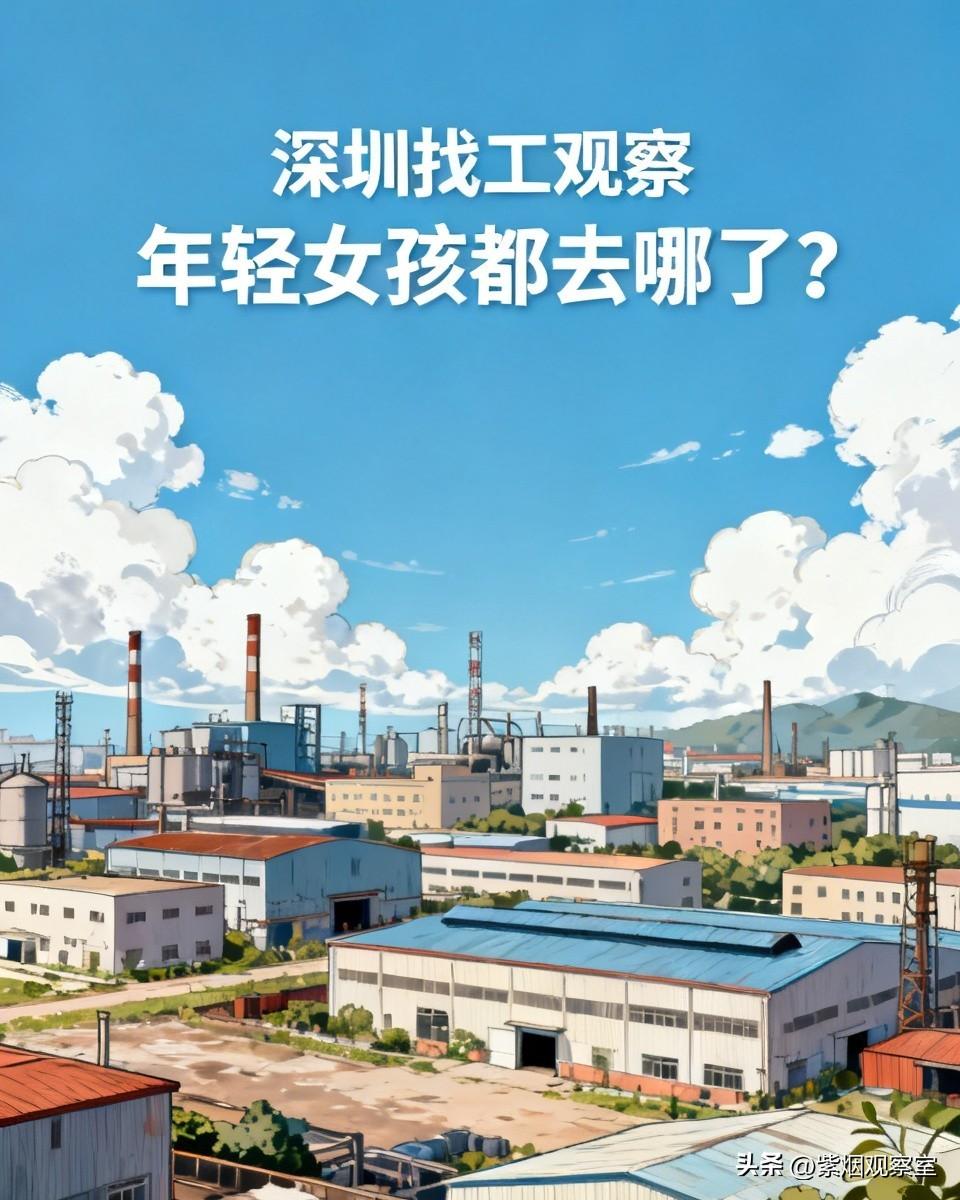 深圳找工发现怪事！厂里几乎看不到年轻女孩，她们都去哪了？
 
最近我侄子在深圳找