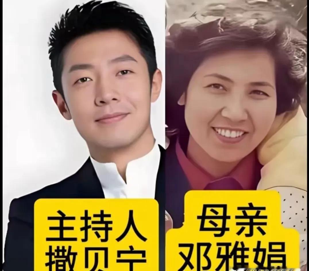 主持人撒贝宁与母亲同框，尼格买提与母亲同框，杨帆与母亲同框，朱迅与母亲同框，李思