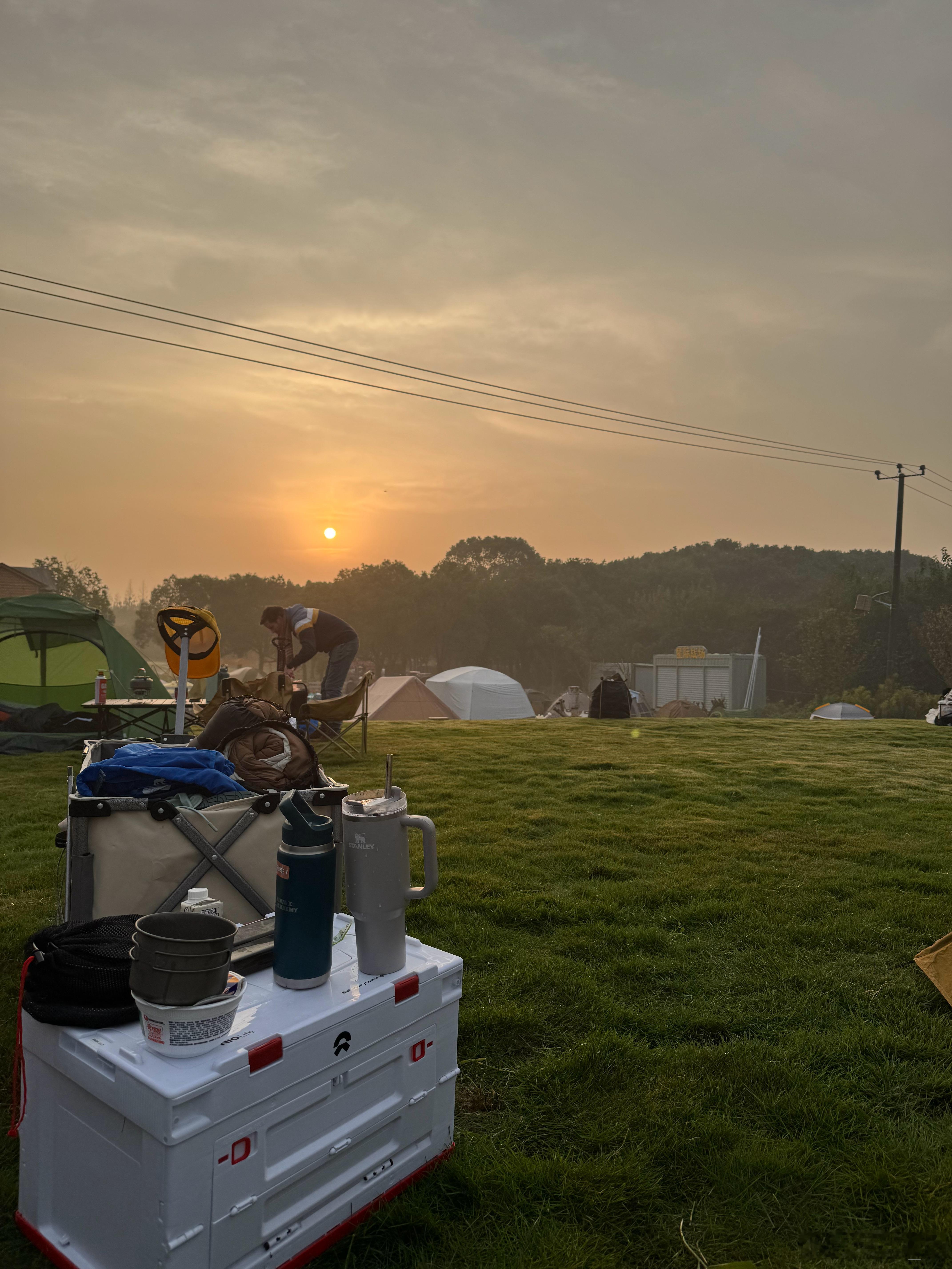 清晨升国旗仪式 ​​​