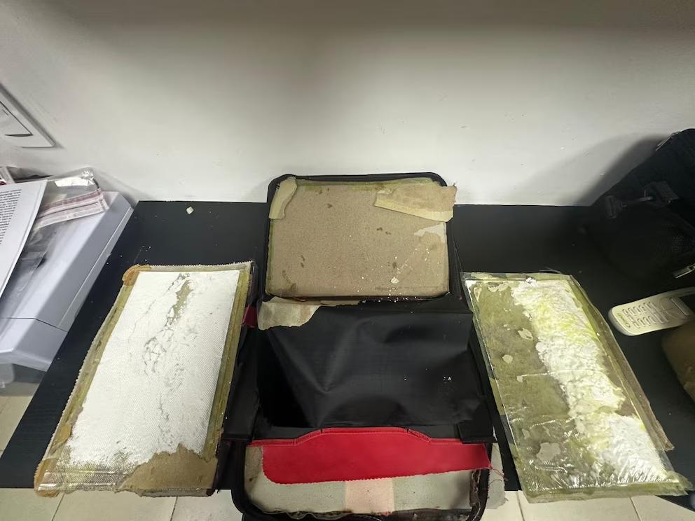 据Infobae媒体报道，一家看上去再普通不过的国际快递公司，差点把4片夹在文件