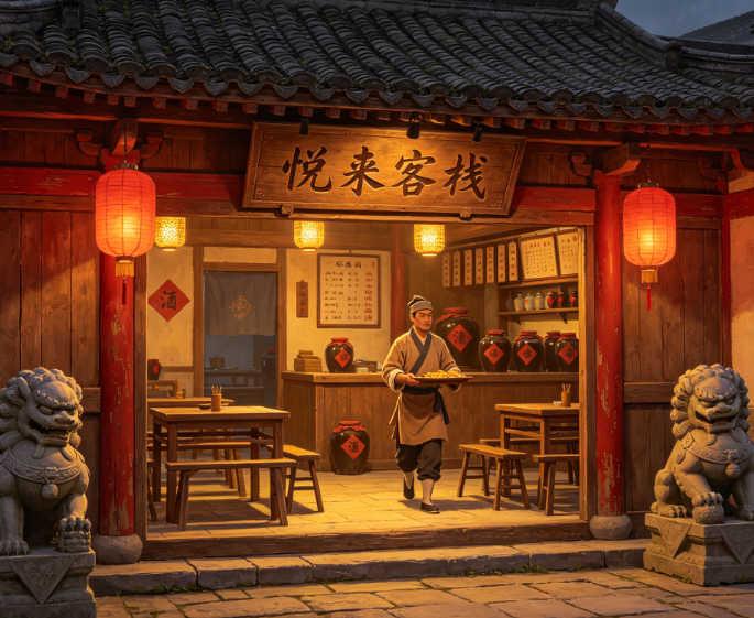 看《武林外传》时，老白一句“客官，打尖还是住店啊”，成了无数人的童年记忆。可很多