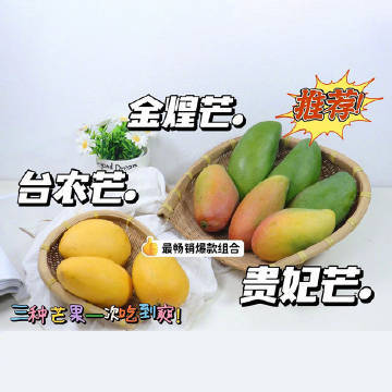 #这个好物闭眼入# 『【海南君选】广西百色贵妃芒 金煌芒 台农芒 水润甜蜜 多汁