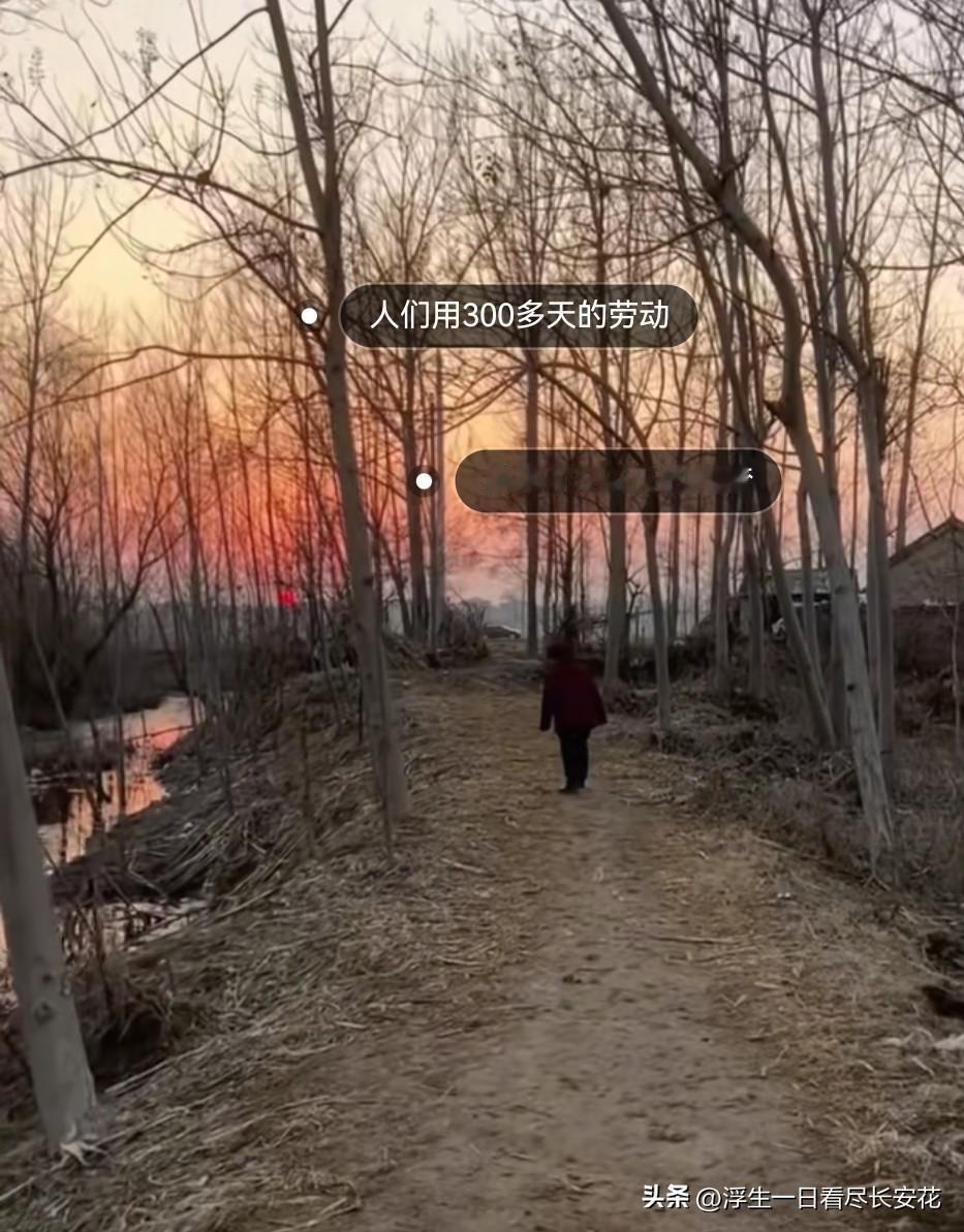 【热闹后的安静，为何震耳欲聋？】

“人们用300多天的劳动，换来5~6天的美梦