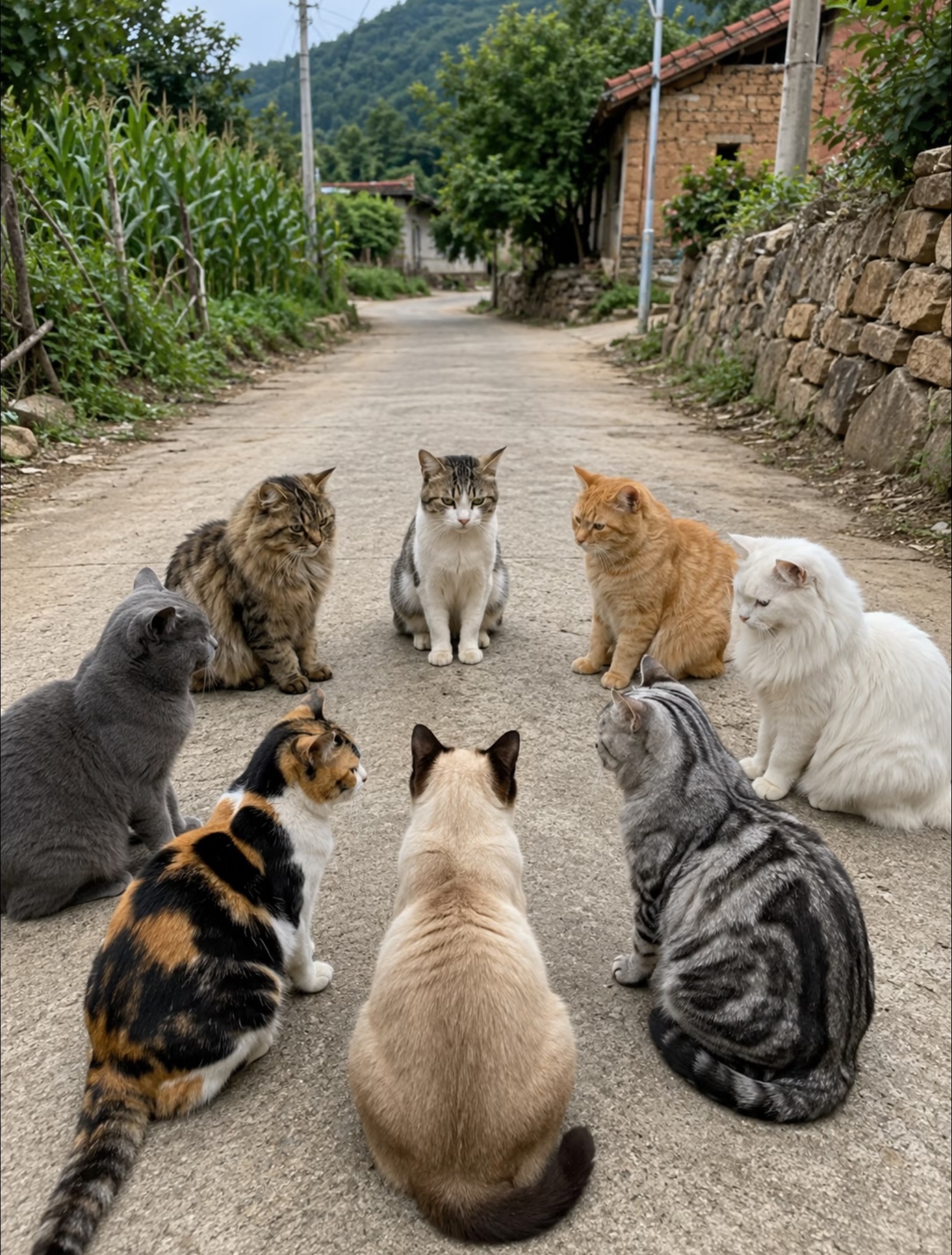 他肯定觉得逗猫很好玩 感动吗？！你们敢不敢动！ 