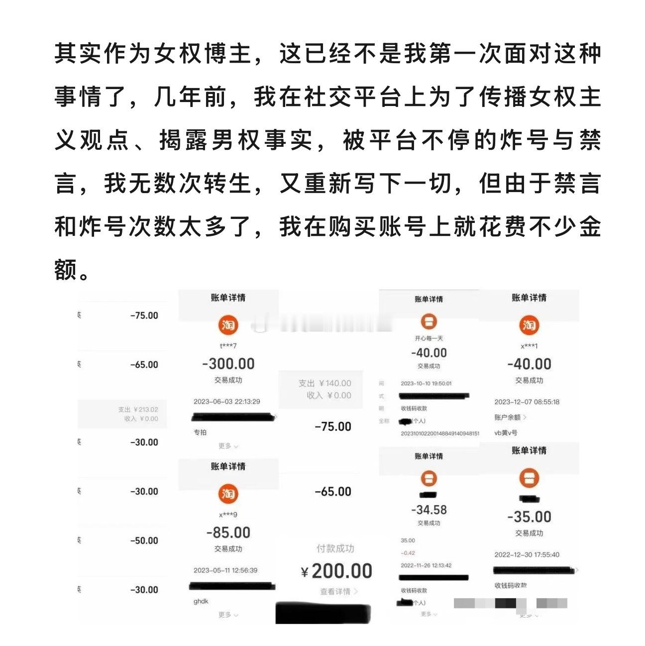关于花不到千元做账号的博主的故事。四两拨千斤，连自己的账号都没有，需要买账号，伪