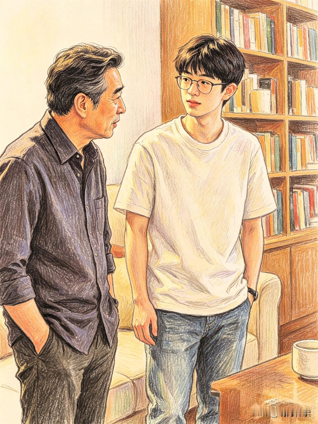 一位著名主持人，在儿子中考前撂下一句让人愣住的话:
“你要是考上北京最好的学校，