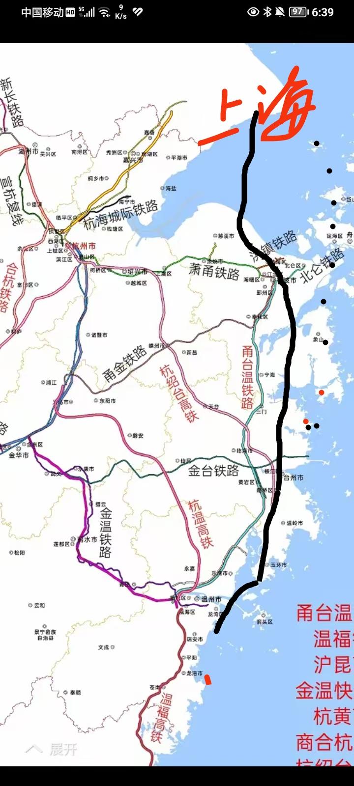 中国必须用前瞻性发展眼光看上海、浙江、福建
和台湾看问题：未来10年打造一条东海