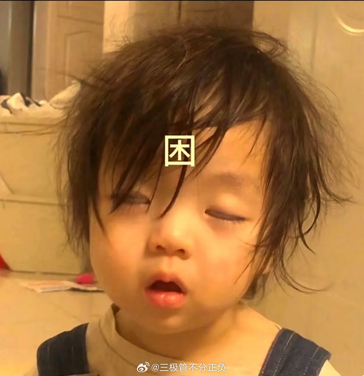 困  好困  困到爆炸  困到失了智[困] 早上起个大早跑了半天长途，下午还要坐
