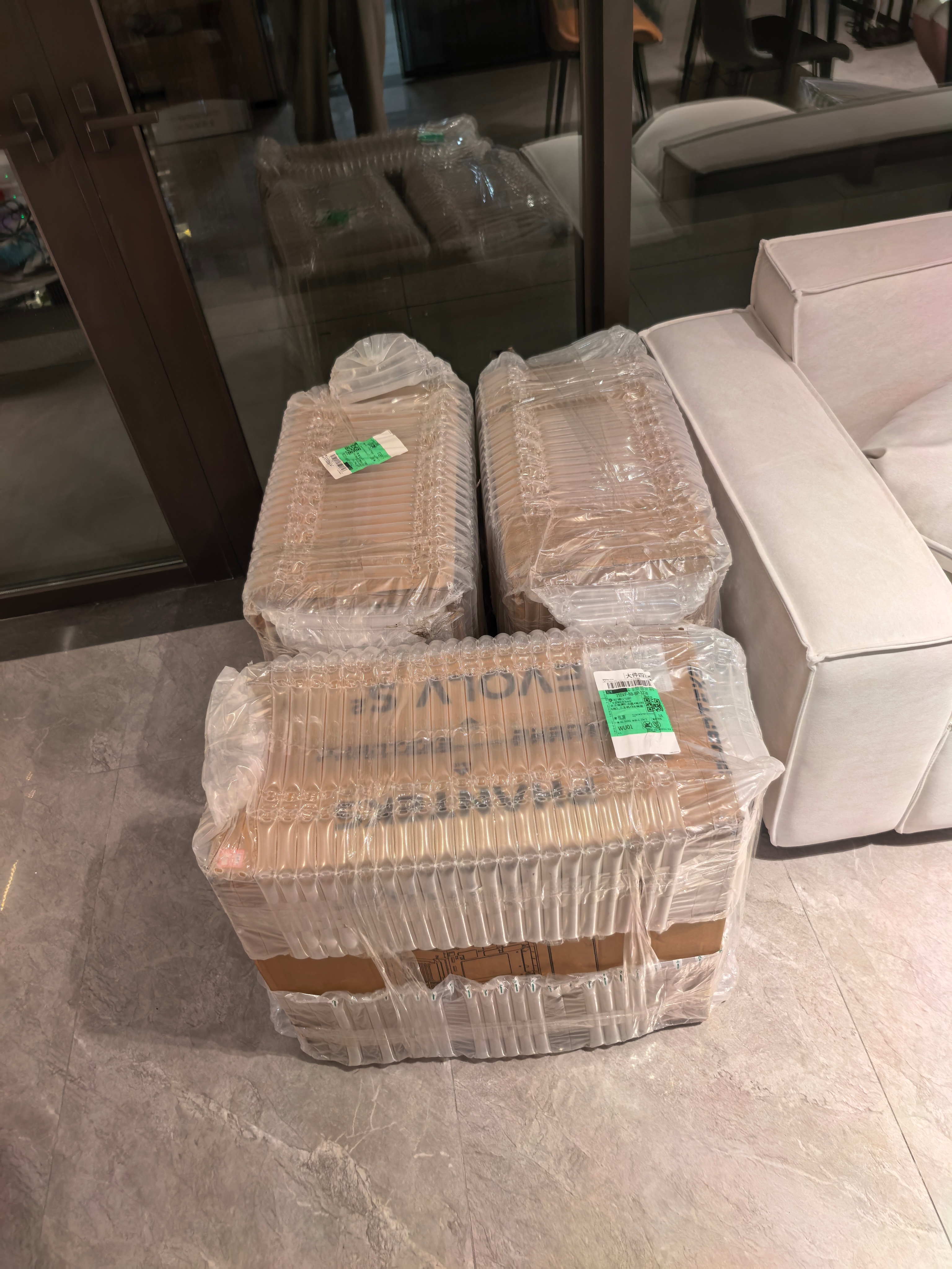 电脑到了，我们现在包装极好 