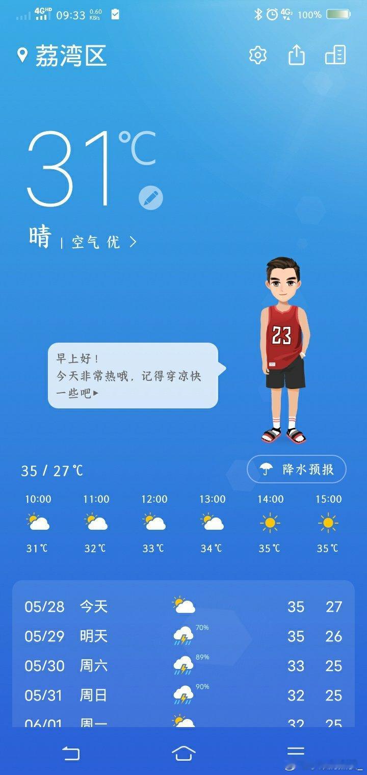 热到发烧 广州