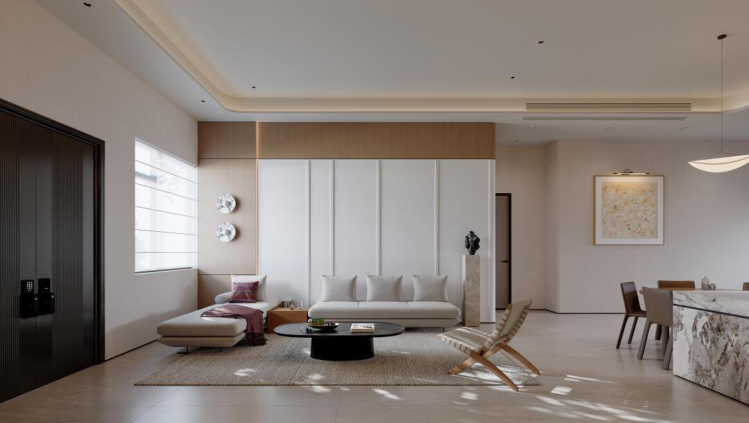 摒弃浮华，回归本真
木饰面定制现代轻奢风
温润木质碰撞简约设计
高级质感浑然天成