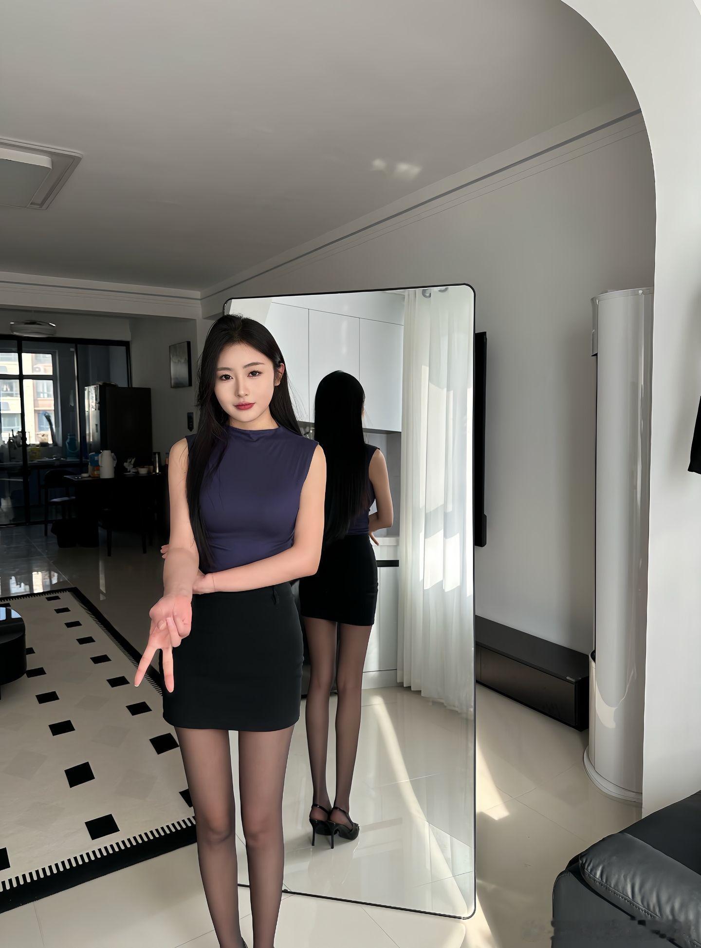 居家日常穿丝袜~ 