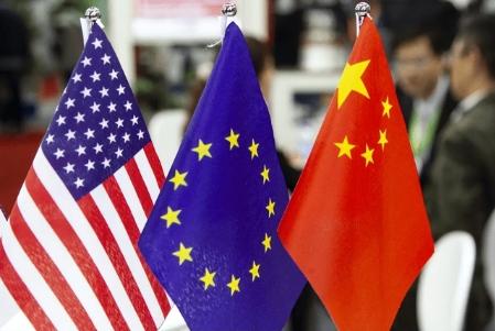 欧洲的事，中美已经商量好了。那就是欧洲上也得上，不上也得上。把欧洲绑上餐桌，美国